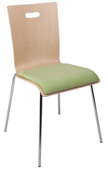 Konferenční židle TULIP (čalouněná, chromovaná konstrukce) Alba