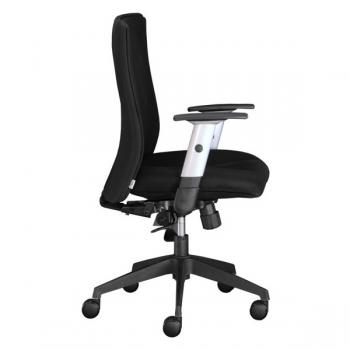 Kancelářská židle LEXA bez podhlavníku, černý sedák (síť. opěrák) Alba 323