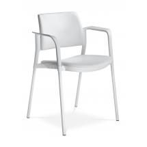 Jednací a konferenční židle DREAM+ 103-WH-NO, konstrukce bílá