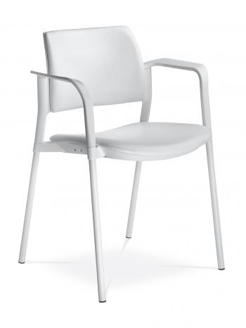 Jednací a konferenční židle DREAM+ 103-WH-NO, konstrukce bílá LD SEATING 103-WH-NO