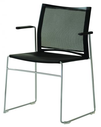 Mesh židle s chromovými područkami WEB (WB950.110) RIM WB 950.110