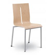 Jednací a konferenční židle TWIST 240-N2, konstrukce efekt hliník