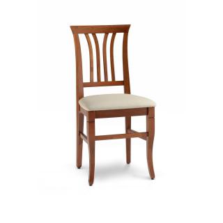 Jídelní a kuchyňská židle CLEO, čalouněná, přesazený sedák, buk