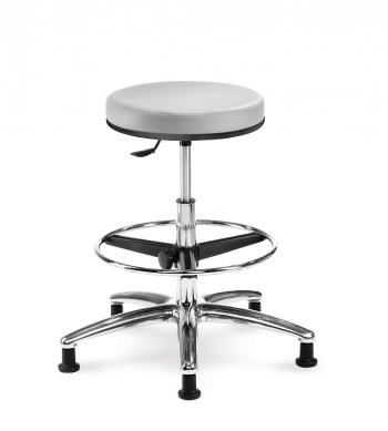 Otočná stolička MEDI s kruhem a černými plastovými díly Mayer 1205_S_26