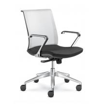 Kancelářská židle LYRA NET 203-F80-N6, hliníkový kříž