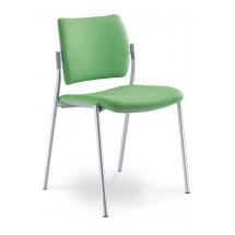 Jednací a konferenční židle DREAM 110-N2, konstrukce v barvě efekt hliník