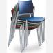 Jednací a konferenční židle DREAM 110-N2, konstrukce v barvě efekt hliník