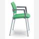 Jednací a konferenční židle DREAM 111/B-N2, konstrukce efekt hliník, područky 