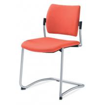 Jednací a konferenční židle DREAM 130-N4, konstrukce chromovaná