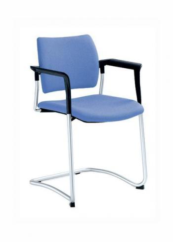 Jednací a konferenční židle DREAM 130/B-N1, konstrukce černá, područky LD SEATING 130/B-N1