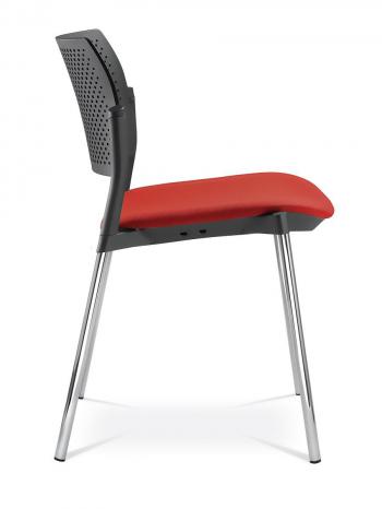 Jednací a konferenční židle DREAM+ 100-BL-N2, konstrukce efekt hliník LD SEATING 100-BL-N2