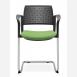 Jednací a konferenční židle DREAM+ 101-BL/B-N2, konstruk efekt hliník, područky