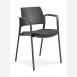 Jednací a konferenční židle DREAM+ 100-BL/B-N1, konstrukce černá, područky