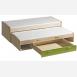 LIMO L16 výsuvná postel, úložný prostor, zelená