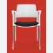 Jednací a konferenční židle DREAM+ 100-WH/B-NO, konstrukce bílá, područky