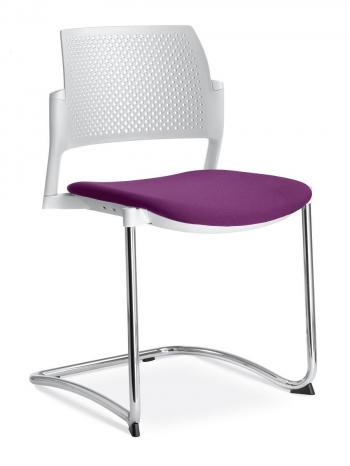 Jednací a konferenční židle DREAM+ 101-WH-N1, konstrukce černá LD SEATING 101-WH-N1
