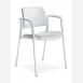 Jednací a konferenční židle DREAM+ 103-WH-N4, konstrukce chromovaná, područky