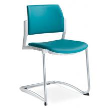 Jednací a konferenční židle DREAM+ 104-WH-N2, konstrukce efekt hliník