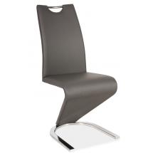 Jídelní čalouněná židle H-090 šedá