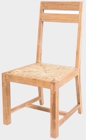 Teaková židle NANDA XL, sedák mořská tráva FaKOPA 11091-1