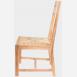 Teaková  židle NANDA XL, sedák mořská tráva 