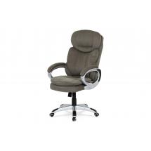 NEW! Kancelářská židle, šedá látka, stříbro-šedá konstrukce, houpací mechanismus