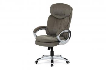 NEW! Kancelářská židle, šedá látka, stříbro-šedá konstrukce, houpací mechanismus AUTRONIC KA-G198 GREY2