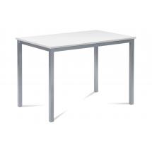 Jídelní stůl 110x70, MDF bílá / šedý lak