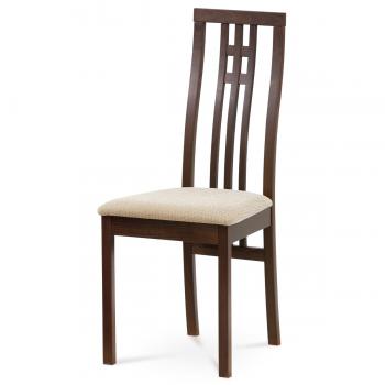 židle masiv buk, barva ořech AUTRONIC BC-2482 WAL