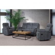 3+1+1 Sofa (with 3 function), GREY FABRIC