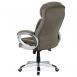 Kancelářská židle, šedá látka, stříbro-šedá konstrukce, houpací mechanismus