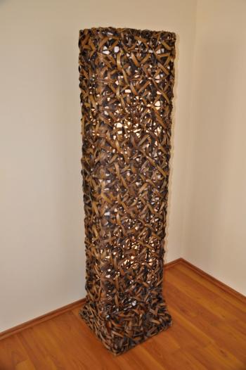 Lampa ratanová vysoká bambus Axin Trading s.r.o. 1534