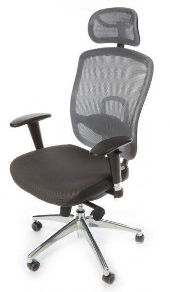 Kancelářská židle (křeslo) s područkami OKLAHOMA PDH - šedá R.L.P.
