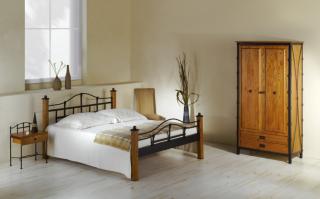 Kovová postel ALCATRAZ 200 x 160 cm