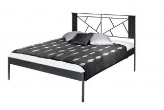 Kovová postel VALENCIA kanape 200 x 140 cm