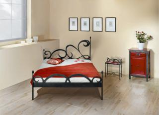 Kovová postel CARTAGENA 200 x 160 cm