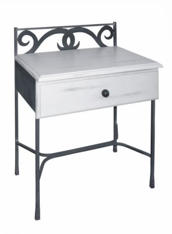 Noční stolek GRANADA, dub 50 x 64 x 30 cm IRON ART D 0413A