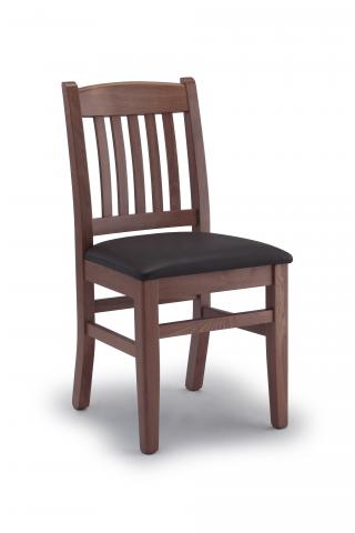 Jídelní a kuchyňská židle Art. 41, čalouněný sedák 