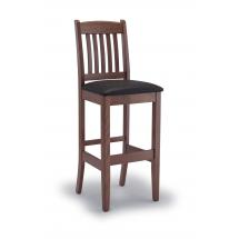 Barová židle Art. 41 SGABELLO, čalouněný sedák, buk 