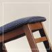 Barová židle Art. 41 SGABELLO, čalouněný sedák, buk 