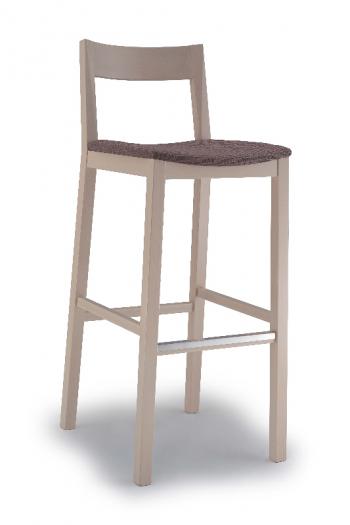 Barová židle IBIZA SGABELLO 410, čalouněná, buk Nuova Selas Selas mod 410