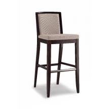 Barová židle NAIMA 410, čalouněná, buk