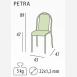 Jídelní a kuchyňská židle PETRA - čalouněná 