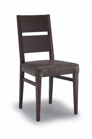 Jídelní a kuchyňská židle ORLY 113, čalouněná, dub