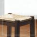Barová židle SGABELLO RUSTICO ALTO 410, sedák výplet, jasan 