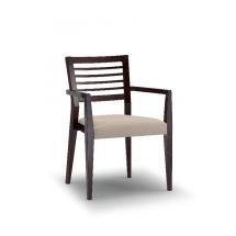 Jídelní a kuchyňská židle VIENNA 210, čalouněná, područky, buk 