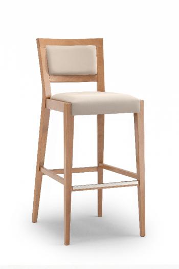 Barová židle VIENNA 420, čalouněná, buk Nuova Selas Selas mod Vienna 420