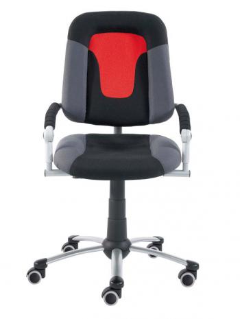 Rostoucí dětská židle FREAKY SPORT, s potahem v kombinaci barev šedá, černá, červená Mayer 2430_08_371