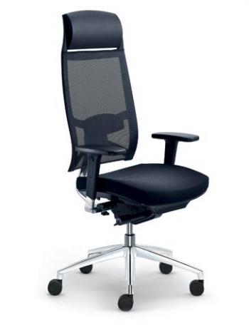 Kancelářská židle STORM, 550-N6-SYS, F50-N6, hliníkový kříž LD SEATING 550-N6-SYS
