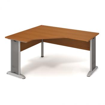 Kancelářský rohový stůl CROSS CEV 60 P, 160x75,5x120(60x60)cm HOBIS CEV 60 P